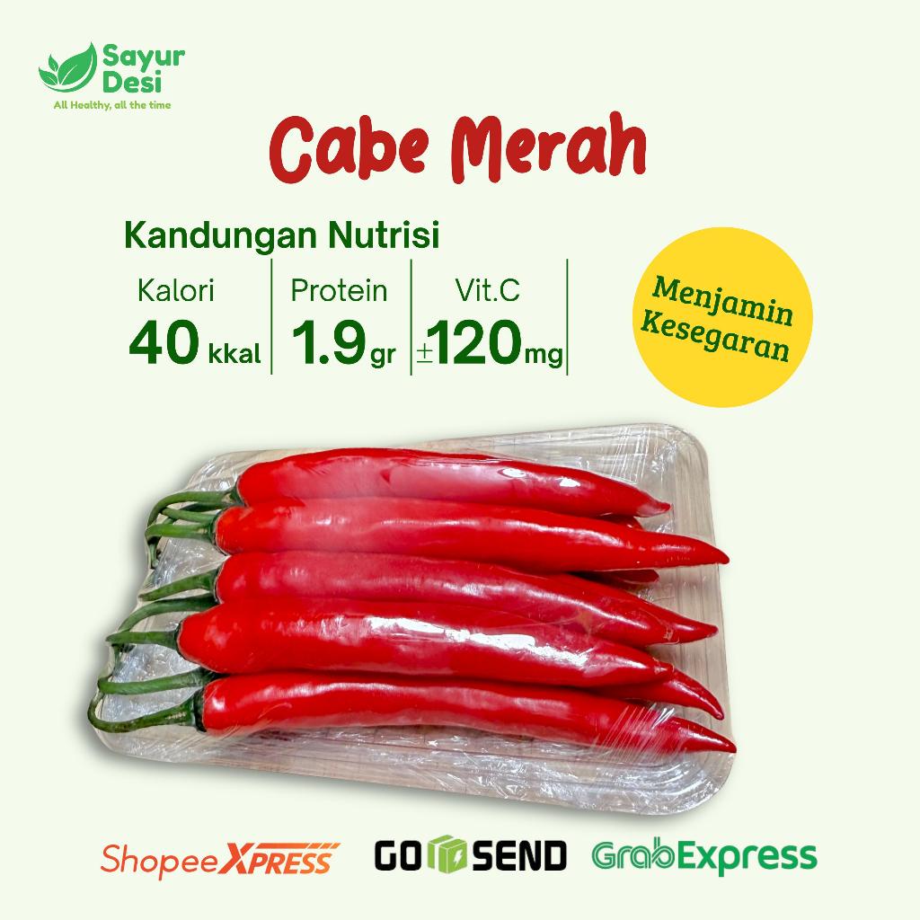 

Cabai Merah Besar 250 Gram Sayur Desi
