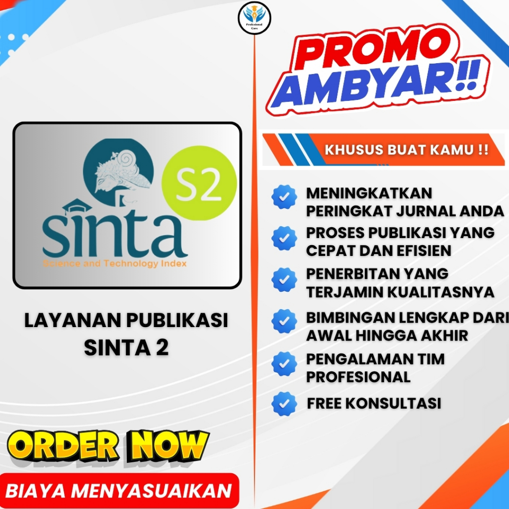 PUBLIKASI | PENDAMPINGAN | REVIEW JURNAL SINTA 2 - SINTA 6 - Non SINTA - INTERENATIONAL