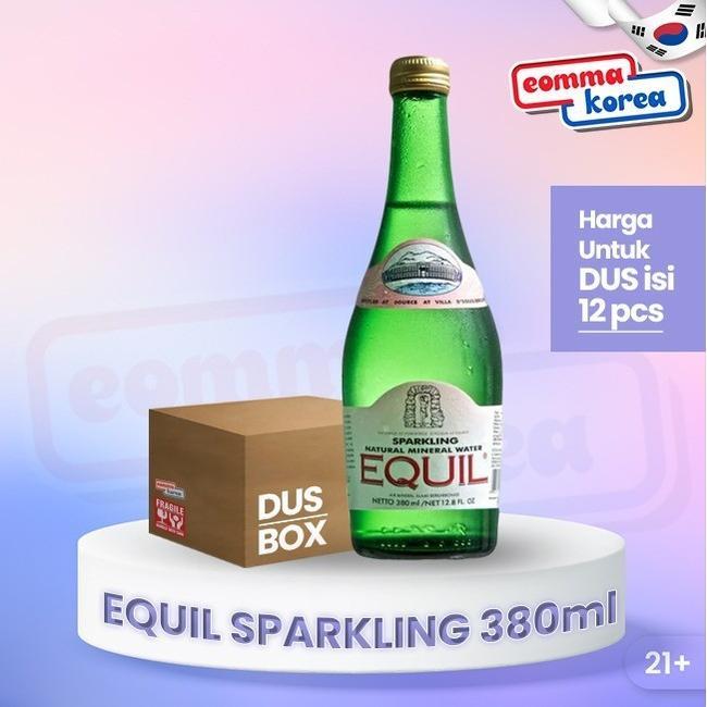 

Equil Sparkling Mineral Water 380ml [ Dus isi 12 Botol ] Khusus JNE Trucking + Termasuk Packing Kayu