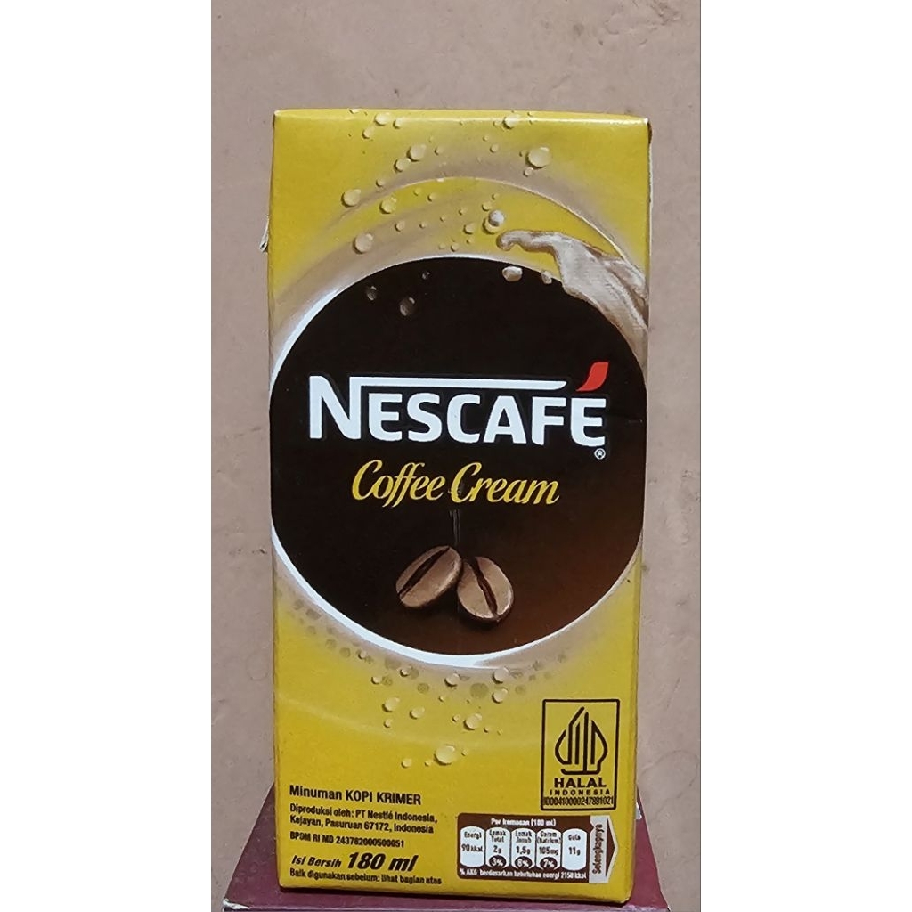 

Nescafe Coffee Cream 180ml - Minuman Rasa Kopi Dan Krim