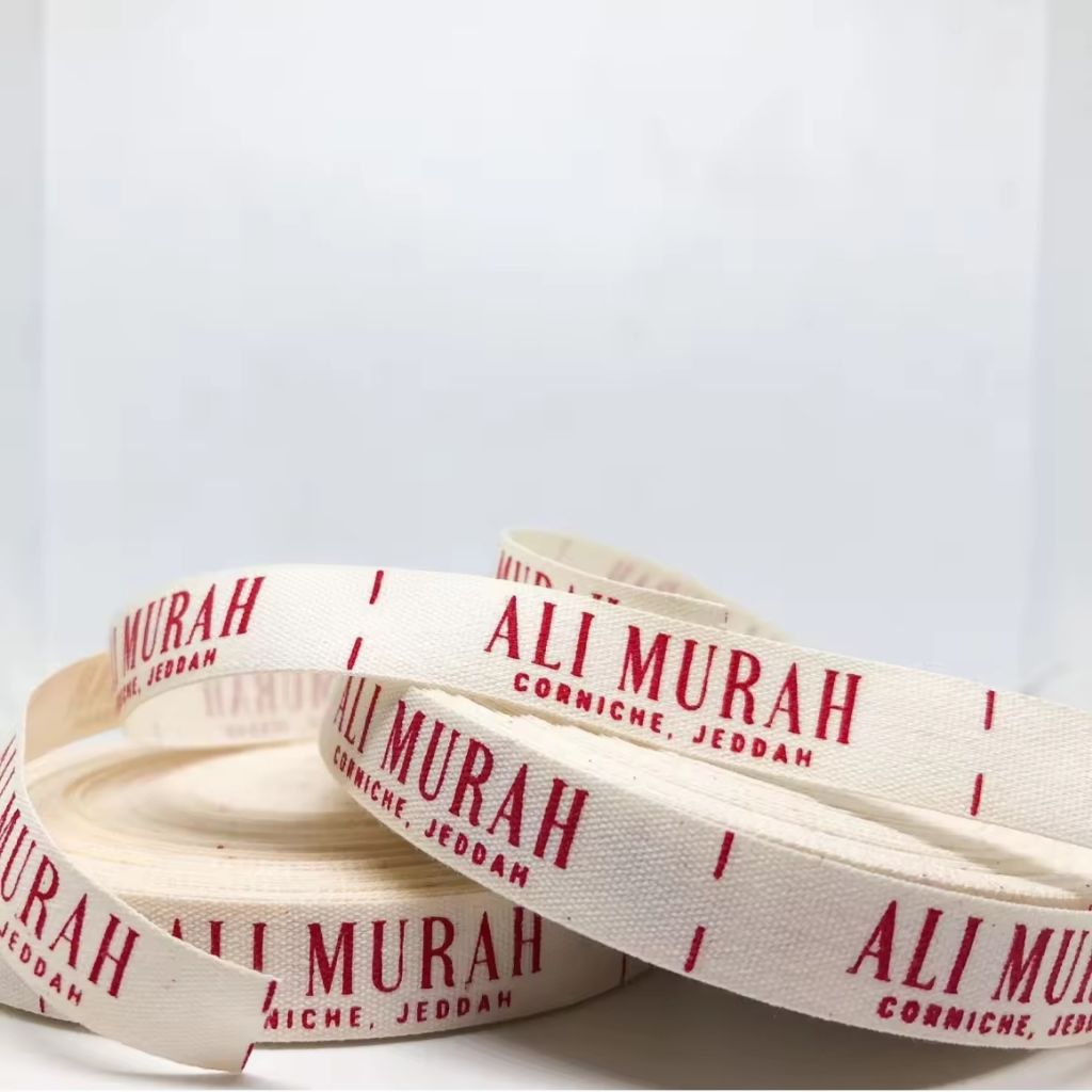 

Sablon Pita label Katun putih (free desain)