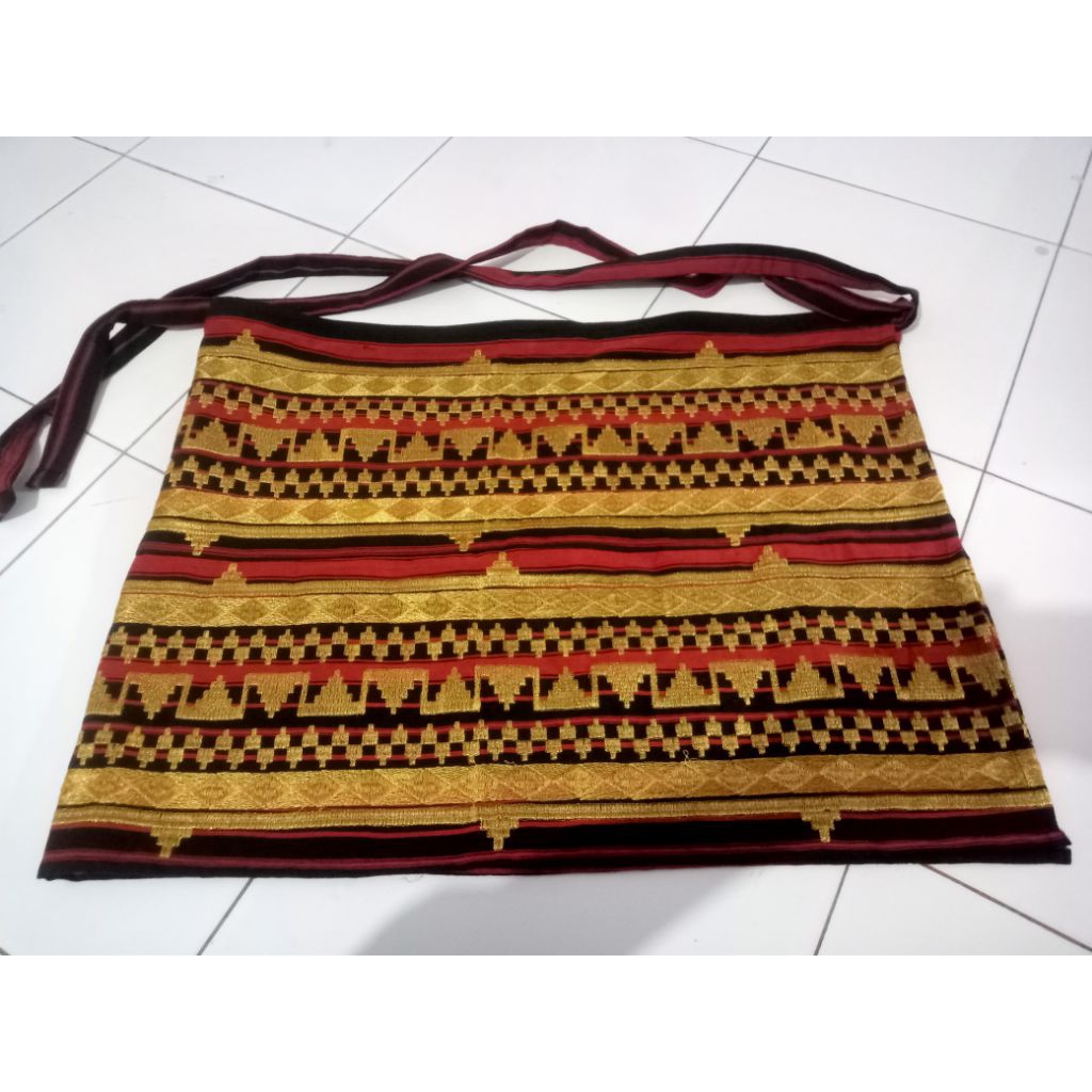 Sarung tapis adat lampung lilit bordir MURAH