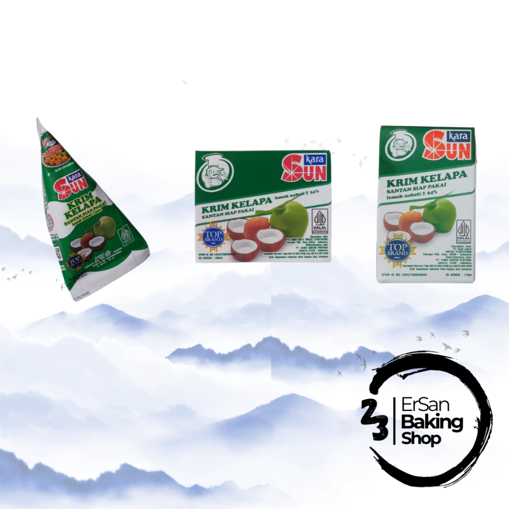 

Sun Kara/Santan Kara/Santan Kelapa Siap Pakai/Santan Instan/Santan Untuk Soto 65ml, 110ml & 200ml