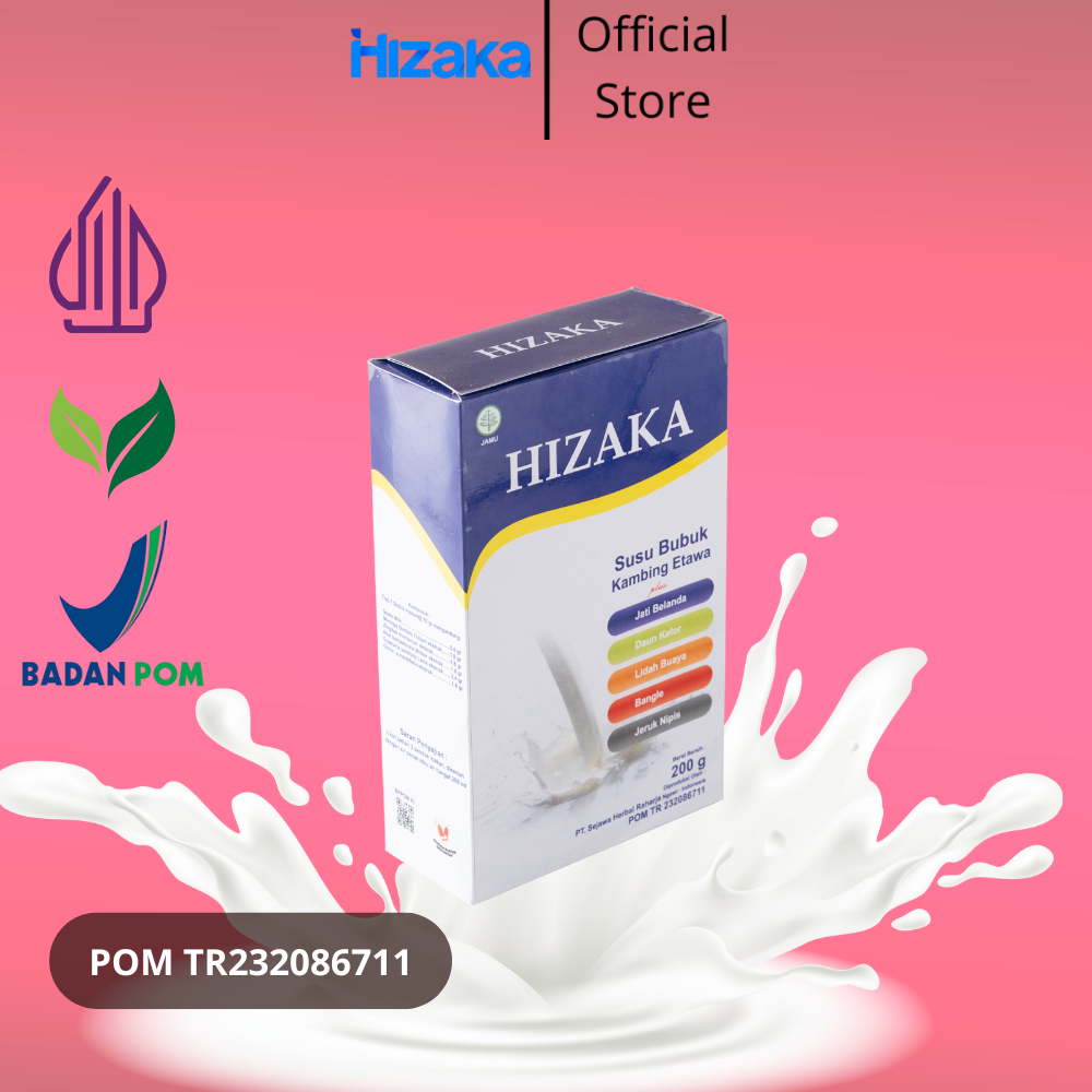 

HIZAKA Susu Pelangsing Tubuh Susu Bubuk Kambing Etawa