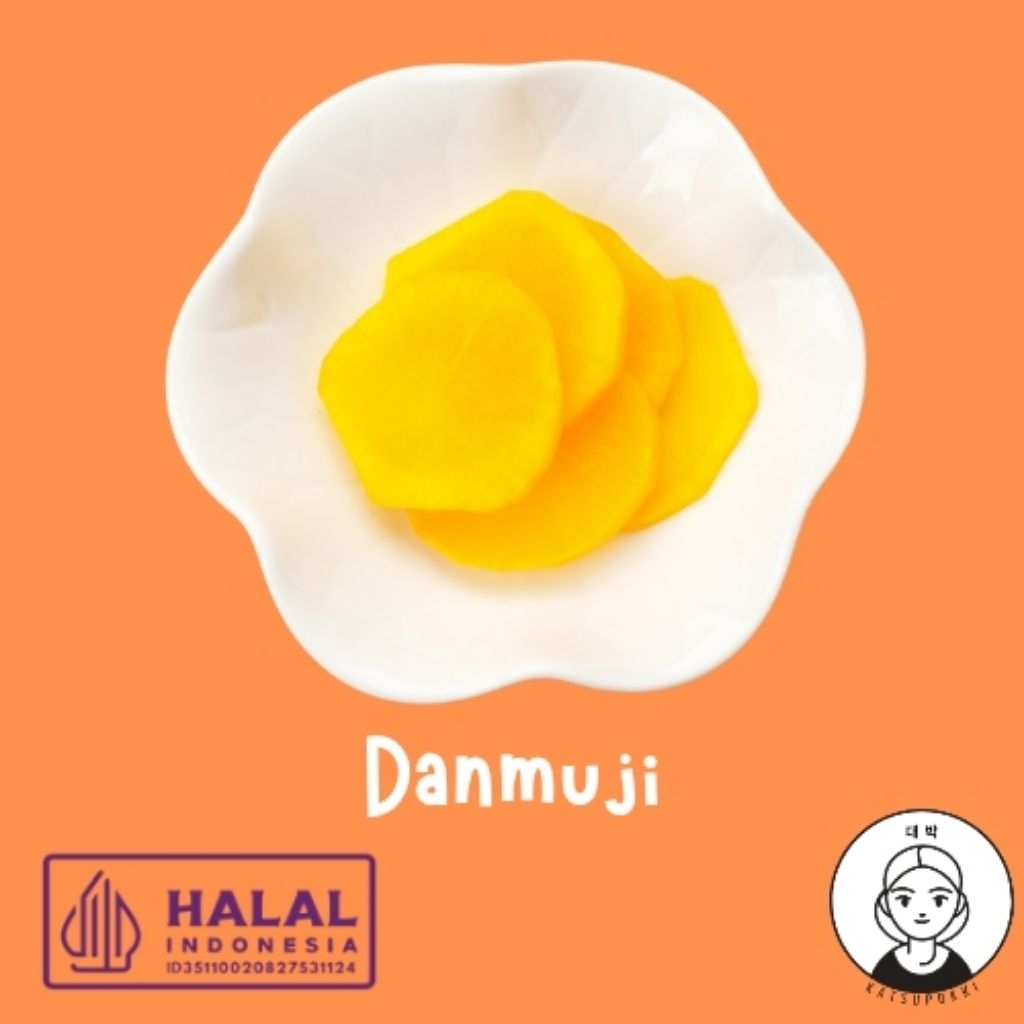 

Katsupokki Danmuji - Acar Lobak Kuning Halal 350gr