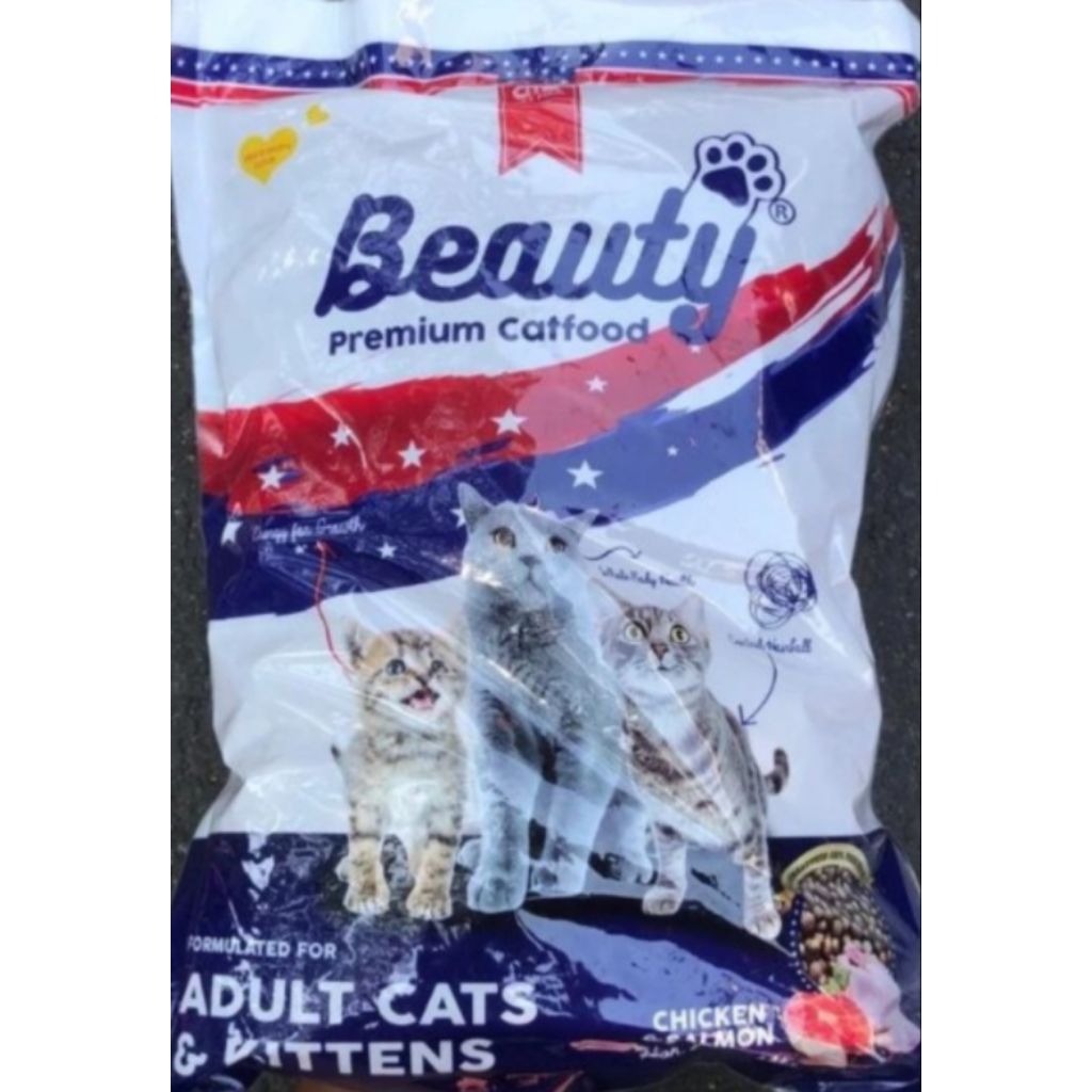 Pakan kucing Beauty Kemasan 1kg Repack