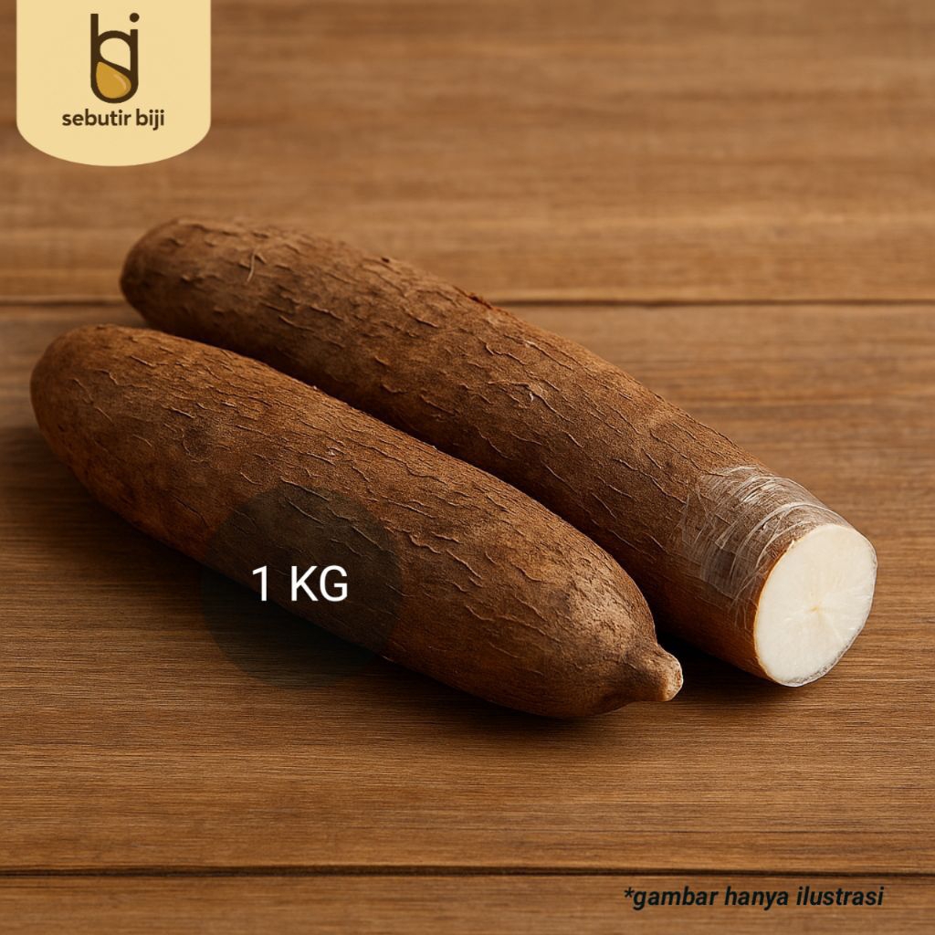 

singkong mentahan pulen fresh 1klo umbi segar