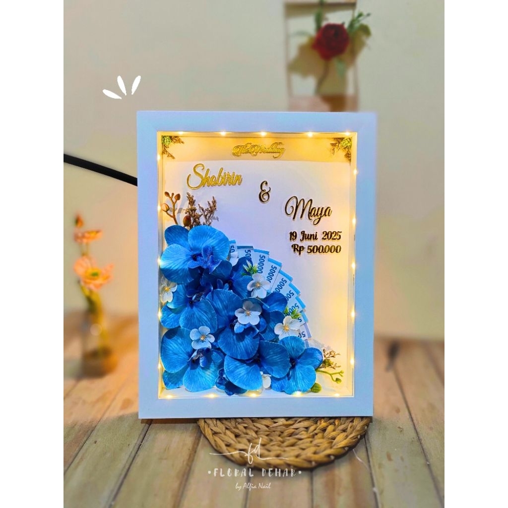 Mahar pernikahan tulisan Akrilik