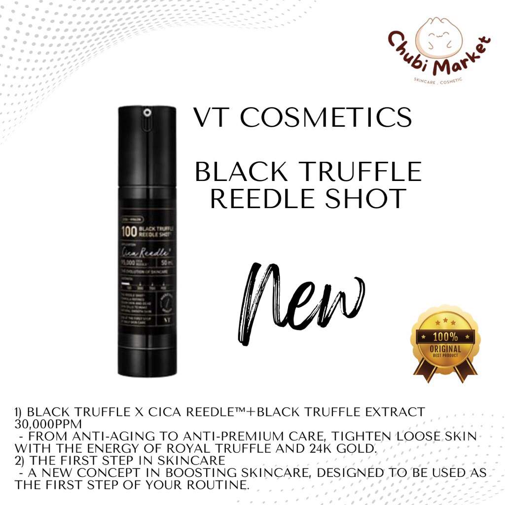 VT Black Truffle Moisturizing Reedle Shot 100 // VT REEDLE SHOT BLACK TRUFFLE