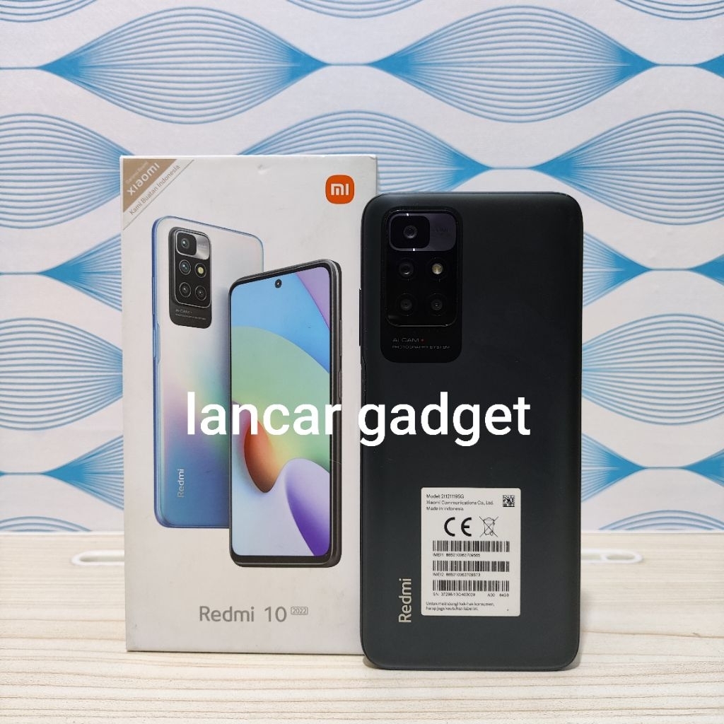 XIAOMI REDMI 10 2022 4/64GB & 6/128GB SECOND