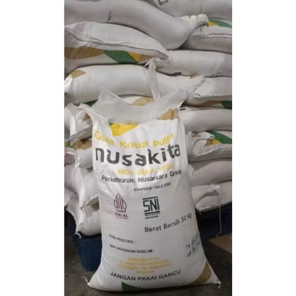 

Gula Pasir Tebu Murni Nusakita 50 kg – Pemanis Serbaguna Kualitas Premium gula pasir nusakita gula pasir karung 50kg