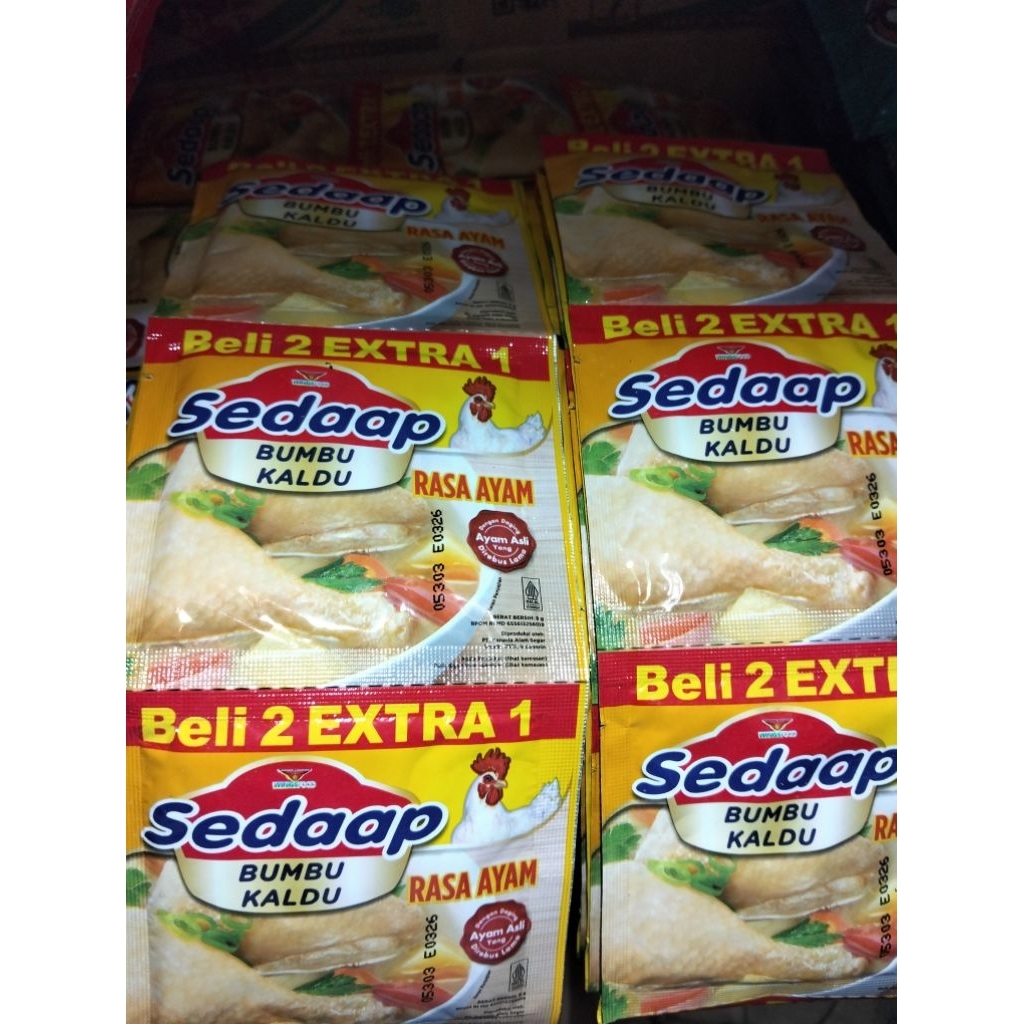 

Sedaap Kaldu Ayam Sapi 9g isi 36pcs