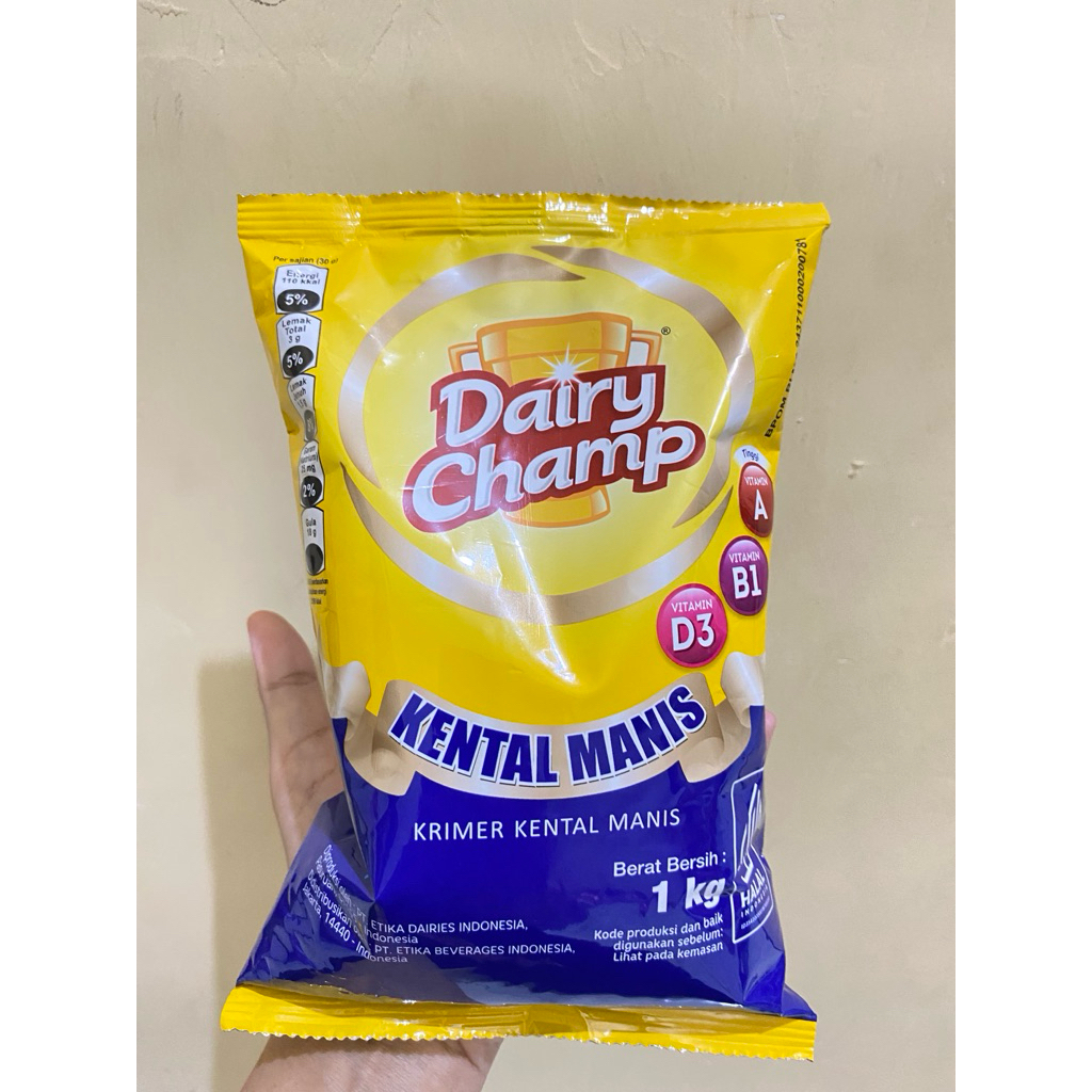 

Diary Champ 1kg Krimer Kental Manis Creamer Susu Promo