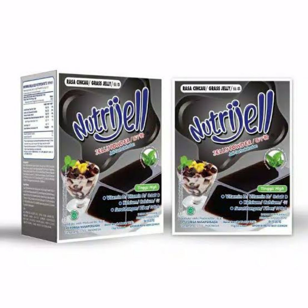 

Nutrijell Cincau Jelly Powder Rasa Cincau 1 Box Isi 12