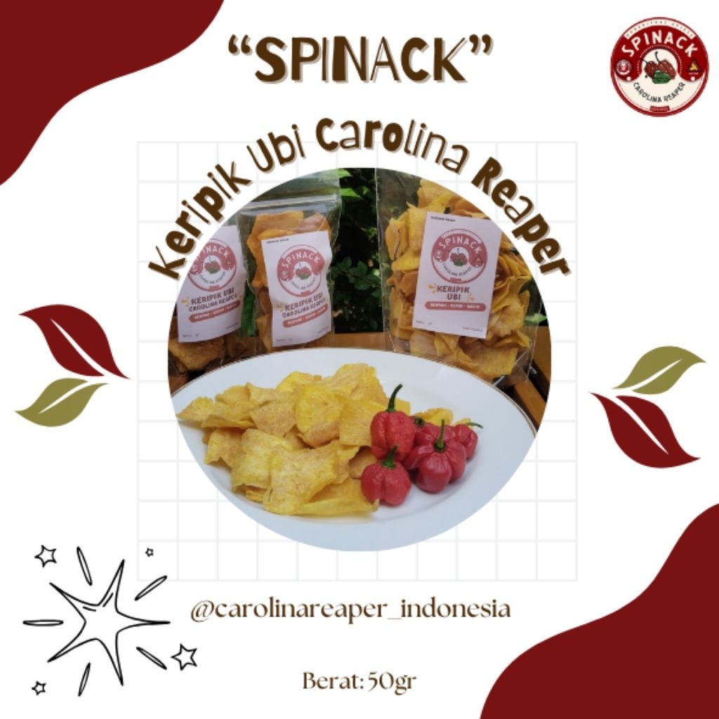 

SPINACK" Keripik Ubi Carolina Reaper