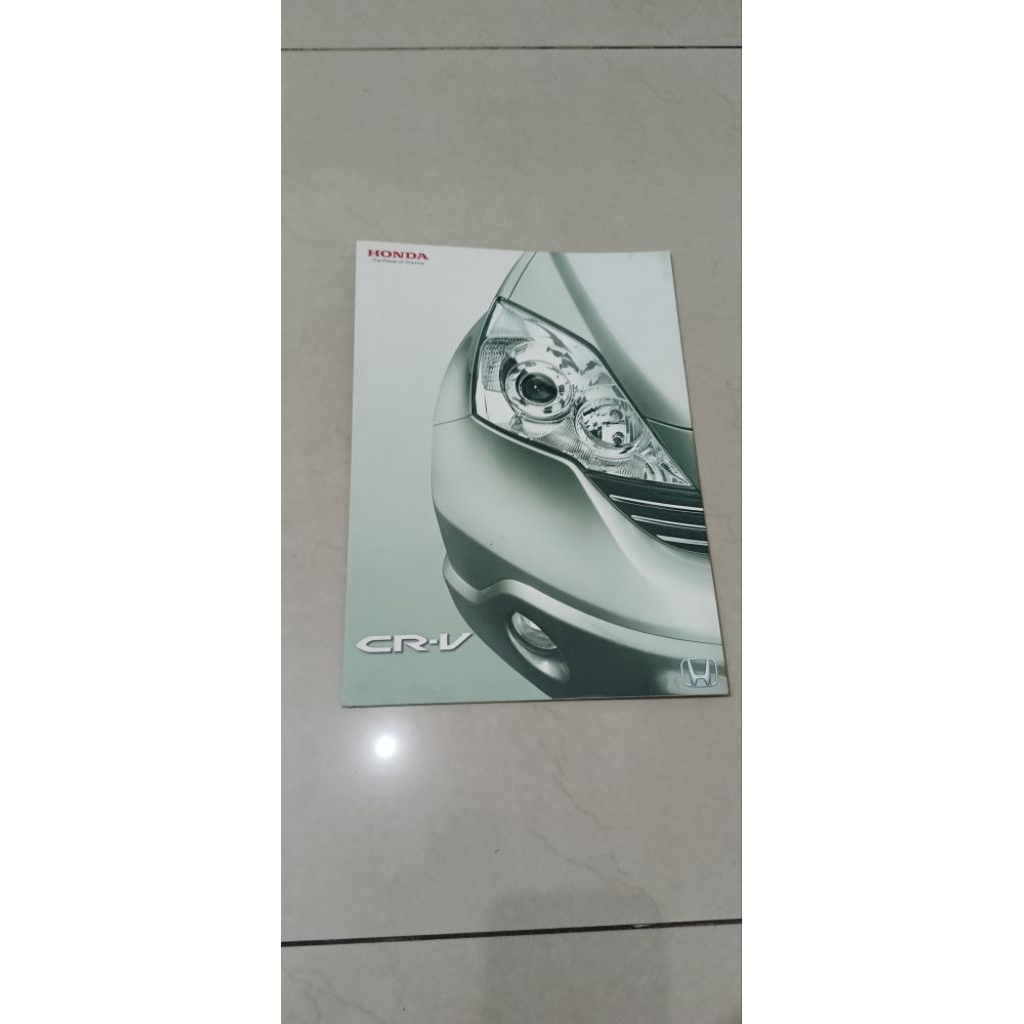Brosur Katalog mobil Honda CRV Gen 3 Kura Kura RE 2007-2009