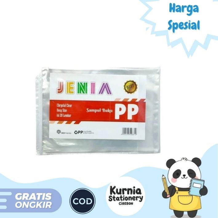 

Sampul Plastik Buku Boxy Jenia 1 Pack ( 20 Lembar)