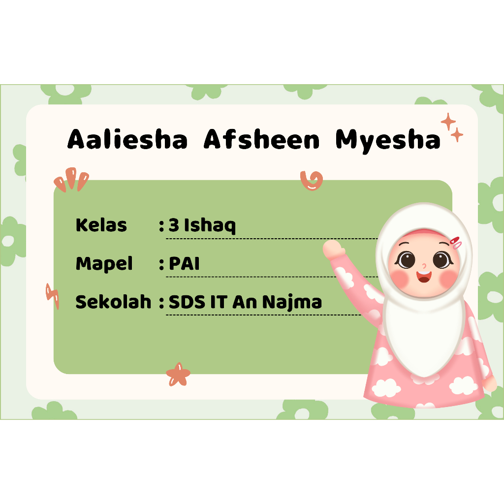 

16 PCS STIKER LABEL BUKU TULIS BUKU PELAJARAN