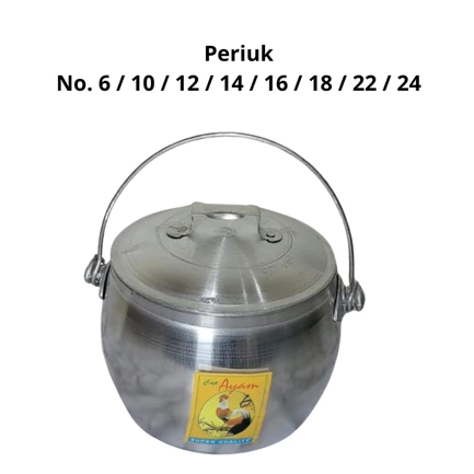 Periuk Masak / Periuk Berbagai Ukuran / Alat Masak Porsi Besar