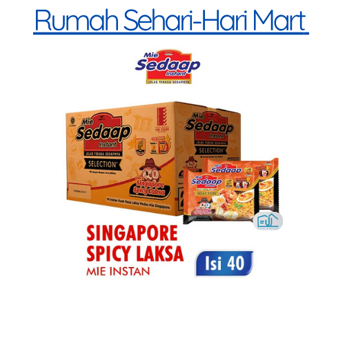 

Mie Sedaap SG Spicy Laksa 83g – 1 Karton Isi 40 – Rasa Pedas Gurih Khas Singapura