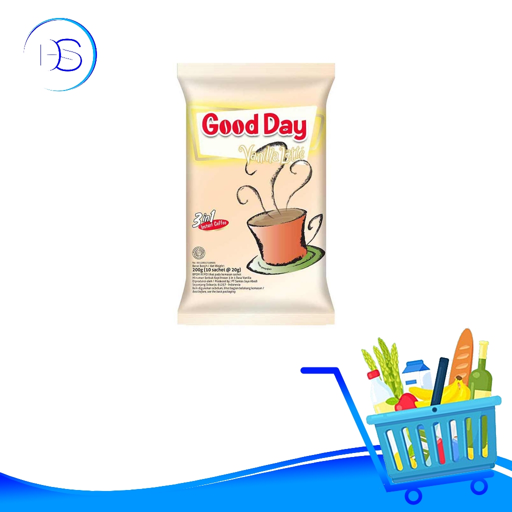 

GOOD DAY 3 IN 1 VANILLA LATTE 10x20G