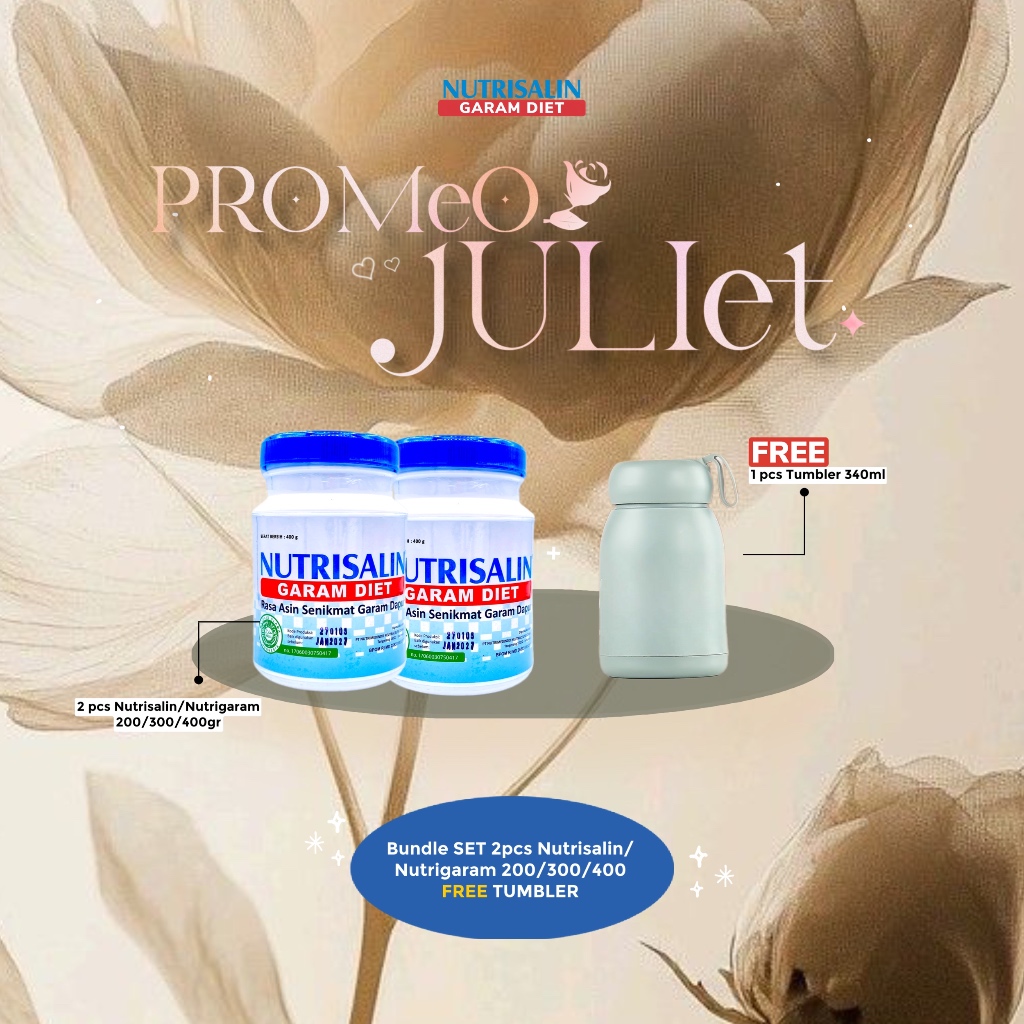 

2 Nutrisalin 400gr FREE tumbler