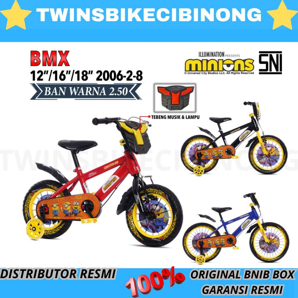 Sepeda Anak 12 16 18 Inc BMX Centrum 2006
