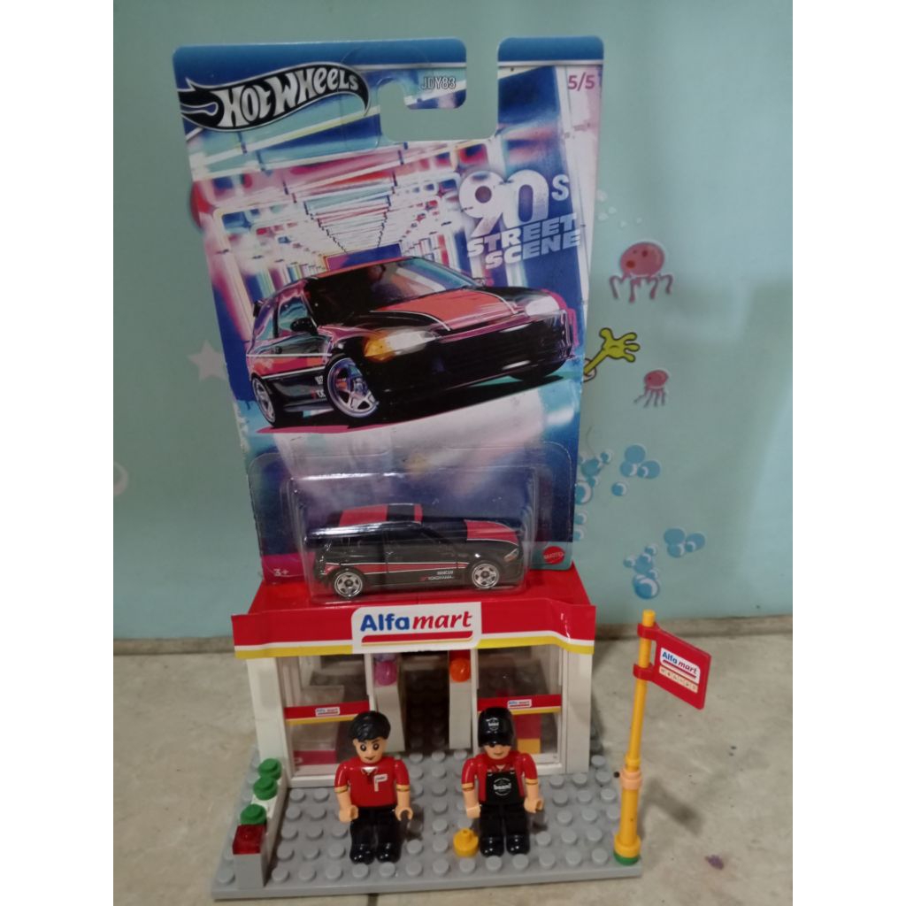 hotwheels Civic eg hitam 90s series