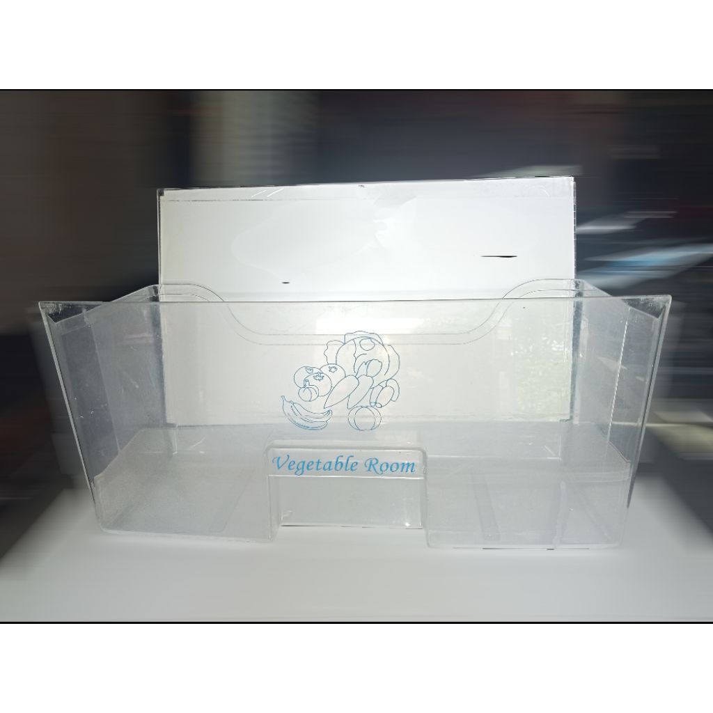 rak sayur kulkas sanyo aqua