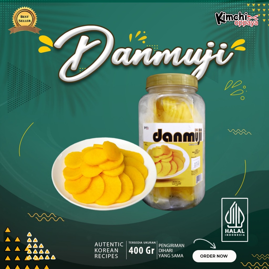 

Acar Danmuji - Acar Lobak Korea Daanmuji ( Acar Kimbab, Acar Bulat) Acar Lobak Kuning