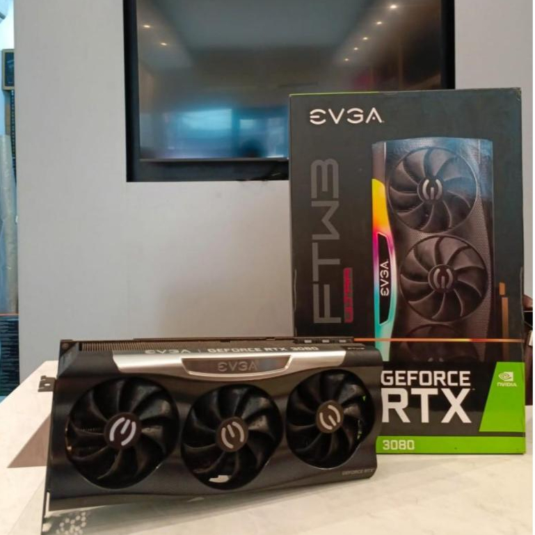VGA NVIDIA EVGA RTX 3080 FTW3 ULTRA EVGA RTX3080 FTW3 ULTRA LHR | 2ND FULL BOX