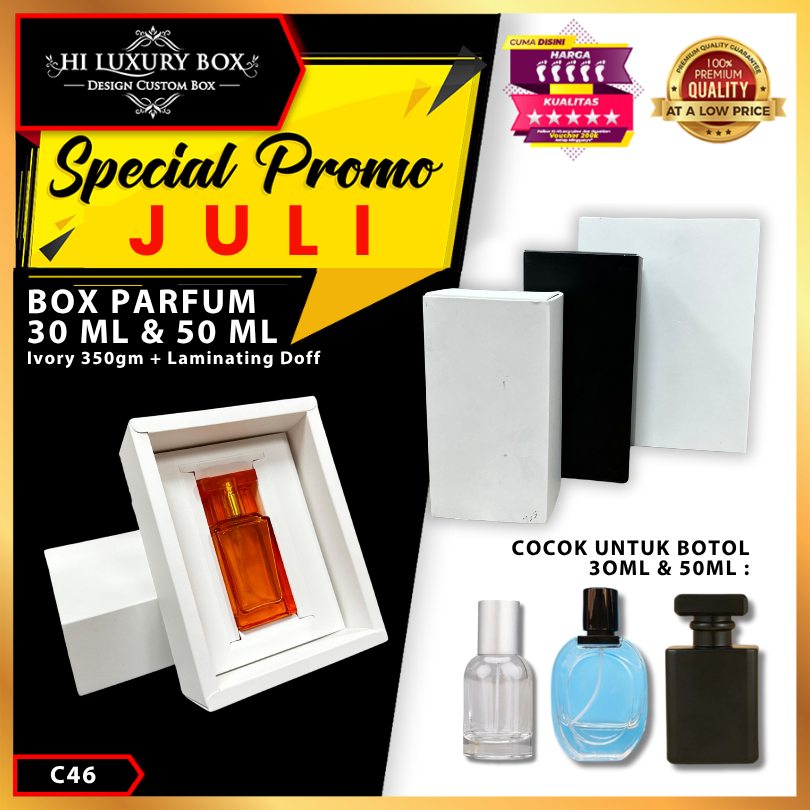 

Box Parfum Custom 30 ml / 50 ml | Sliding Box Parfum Lelabo | Custom Packaging Parfum | C46