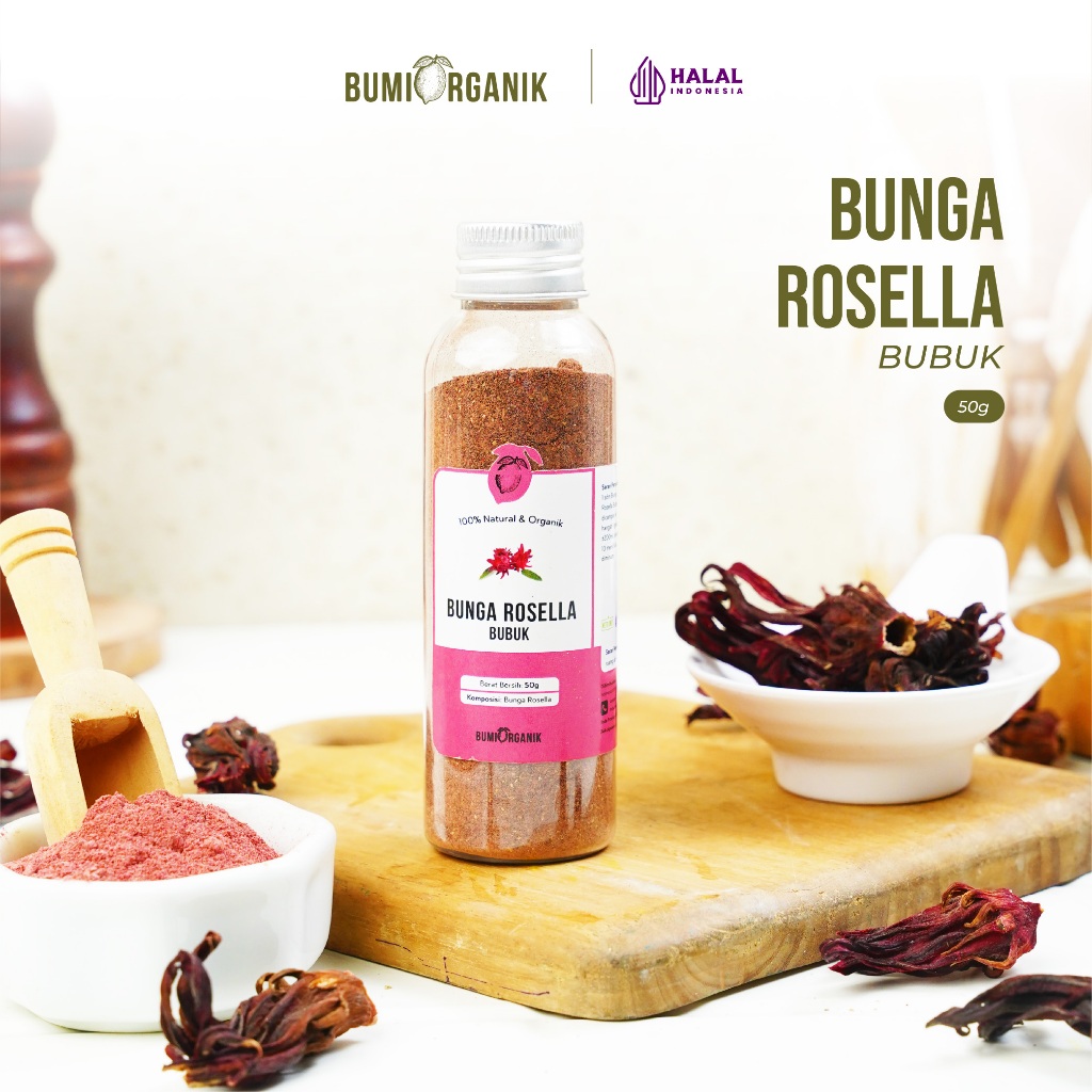 

EKSTRAK BUNGA ROSELLA BUBUK MURNI TANPA CAMPURAN 100% ORIGINAL 50G ROSELLA MERAH BUBUK MURAH ALAMI / ROSELLA UNGU PREMIUM HIBISCUS PURE POWDER BUNGA ROSELLA TEA / ROSELA MERAH KERING / NUTRIFARM BRAGG DARI BUMI GEMELI LEMOVITA OFFICIAL BEORGANIK