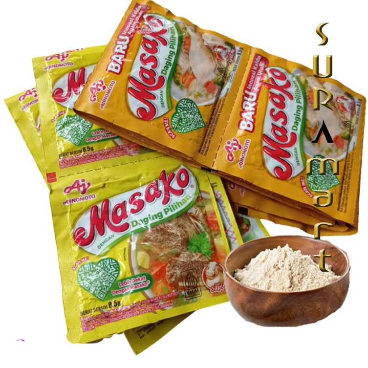 

(12 sachet x 1 renteng) MASAKO Bumbu Penyedap Rasa Ayam atau Sapi 11 Gram