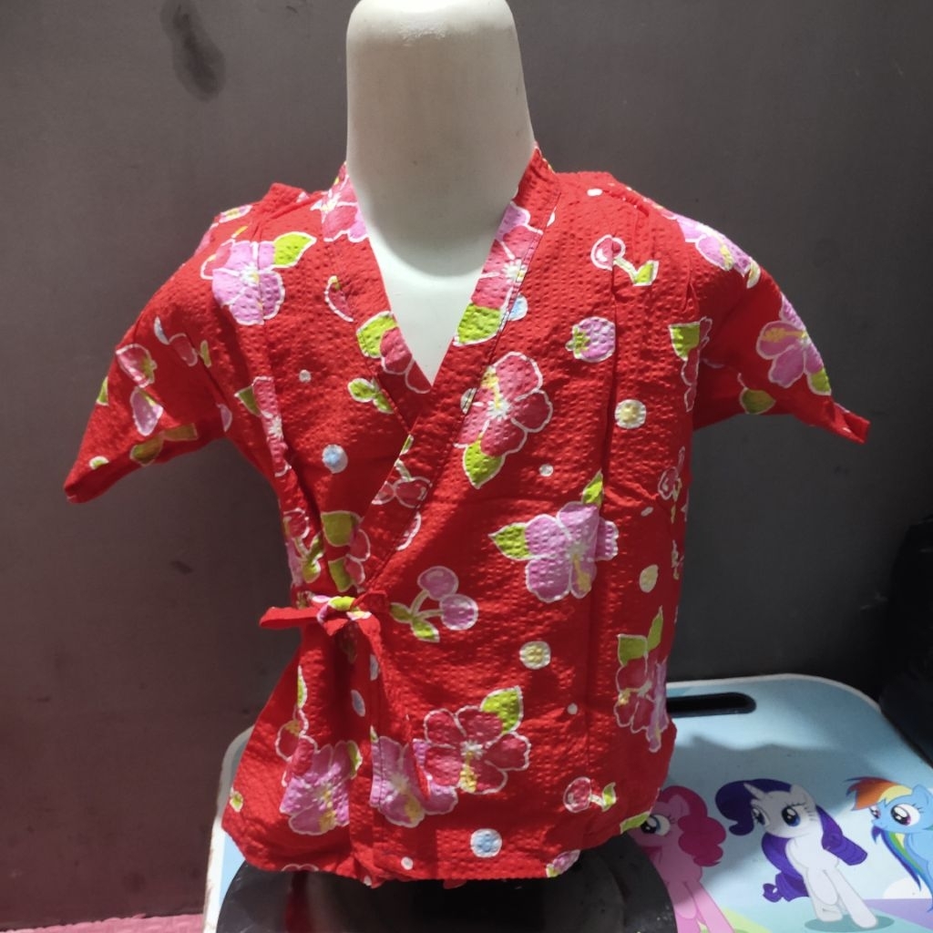(kk) atasan tidur kimono anak 3-4 tahun preloved