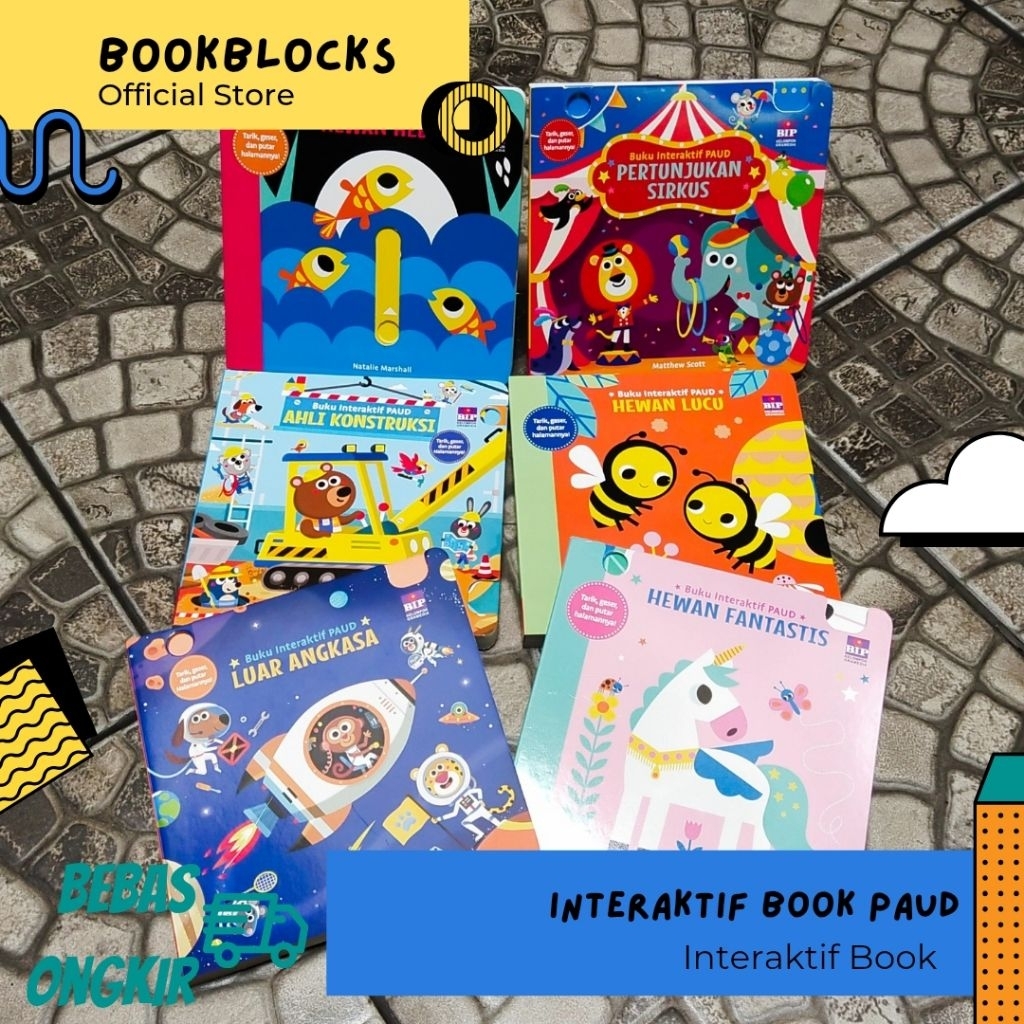 INTERAKTIF EDUKATIF BOOK BOARDBOOK PAUD BIP