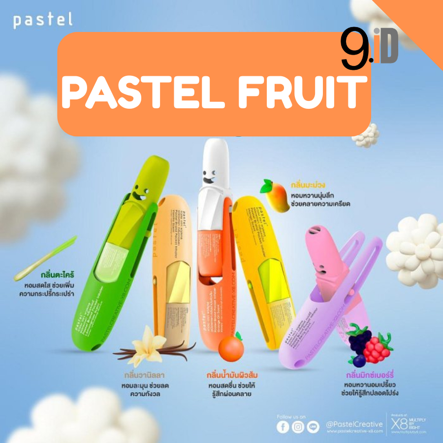 Pastel Fruity Inhaler / Inhaler Fruity Scent / Inhaler