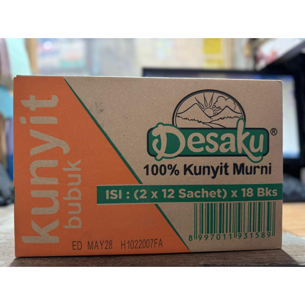 

Kunyit Bubuk Desaku @ 2x12x18 = 432 sachet.
