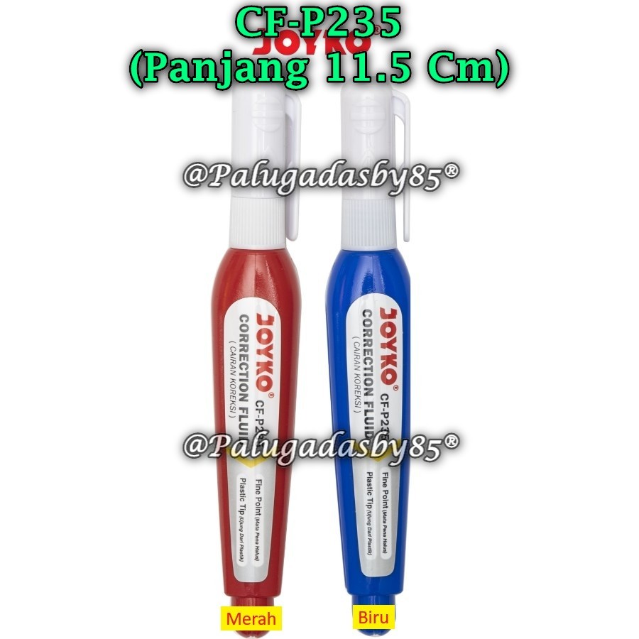 

(1 PAK/12) GROSIR CORRECTION FLUID JOYKO CF-P235 CAIRAN KOREKSI PENGHAPUS CAIR CF-P235 (PAK/12) SIAP