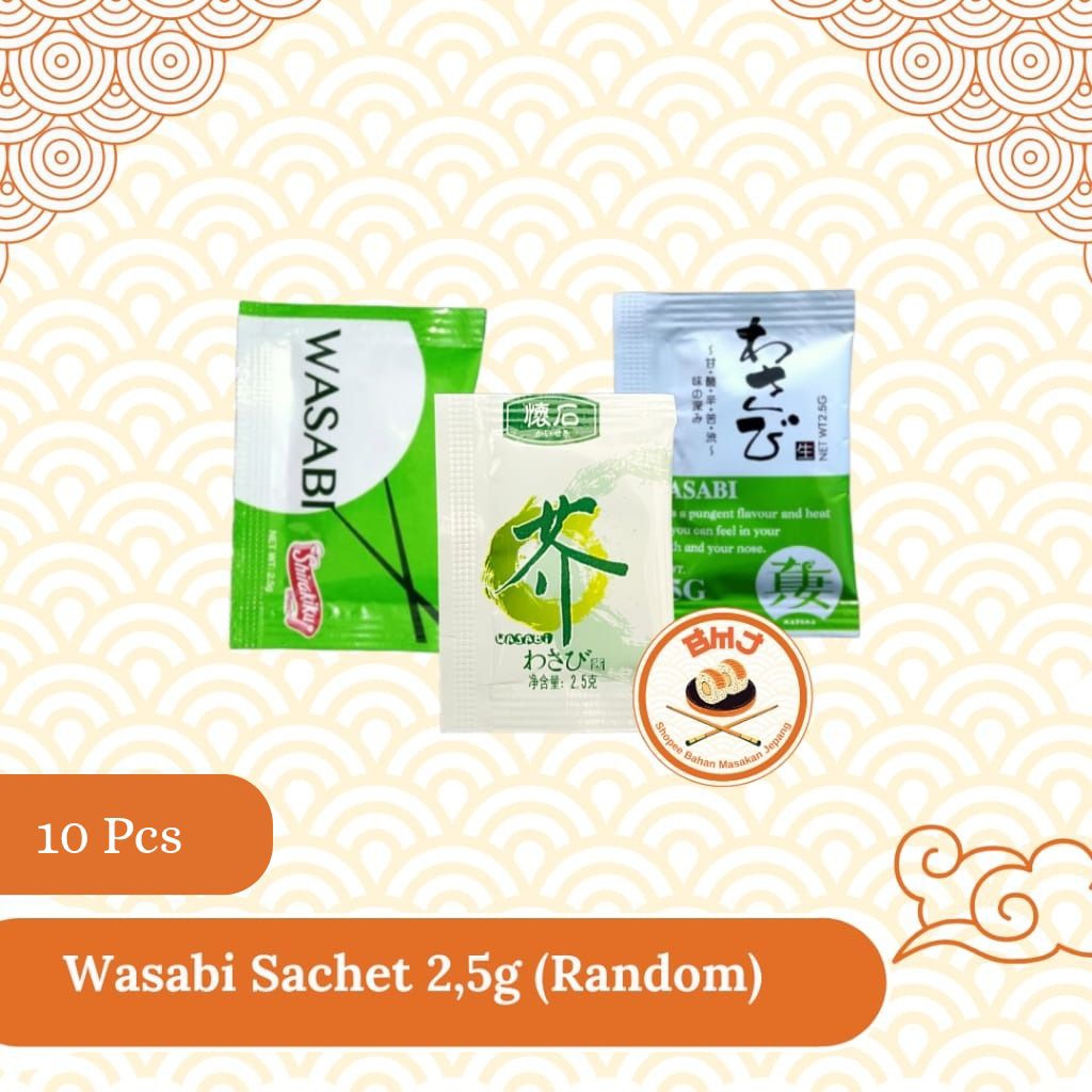 

Wasabi Paste Sachet 10 pcs Merk Kucing Shirakiku Mazuma