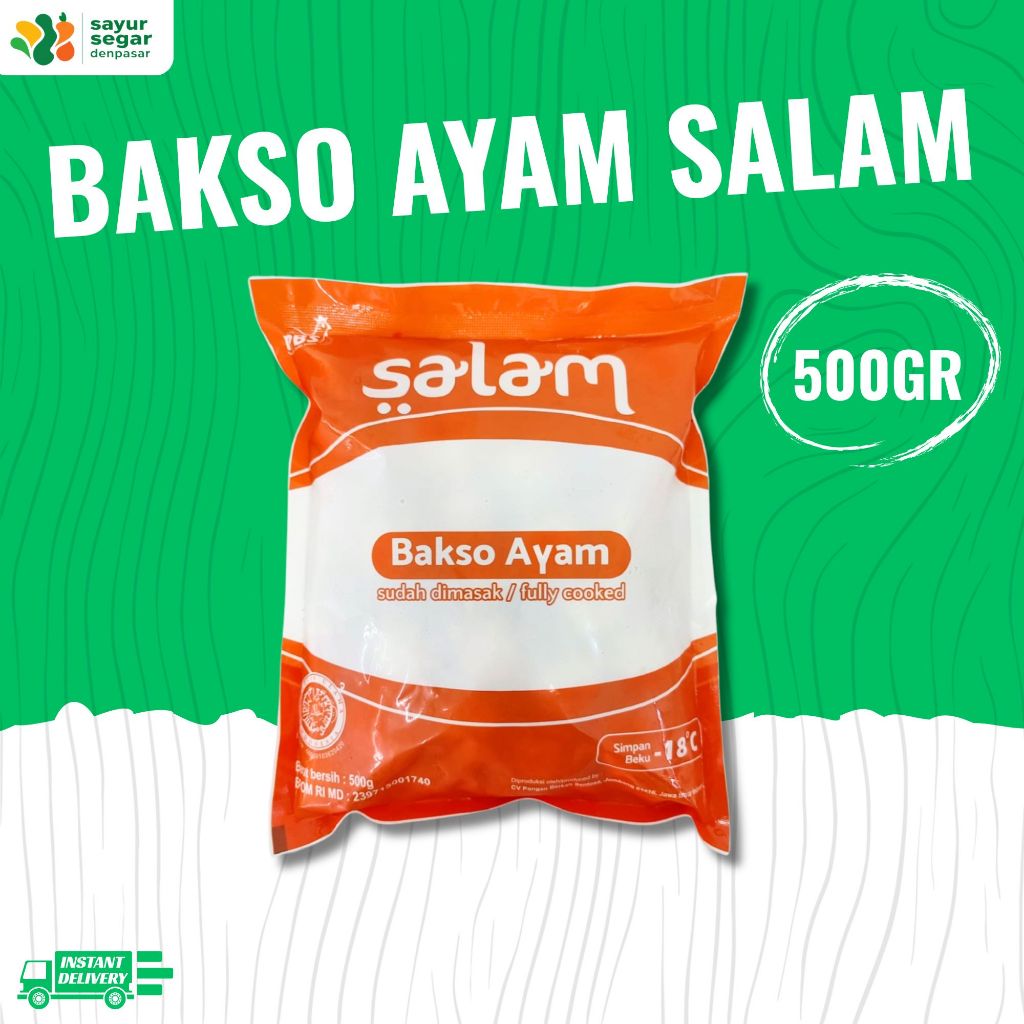 

Bakso Ayam Salam 500gr- Sayur Segar Denpasar