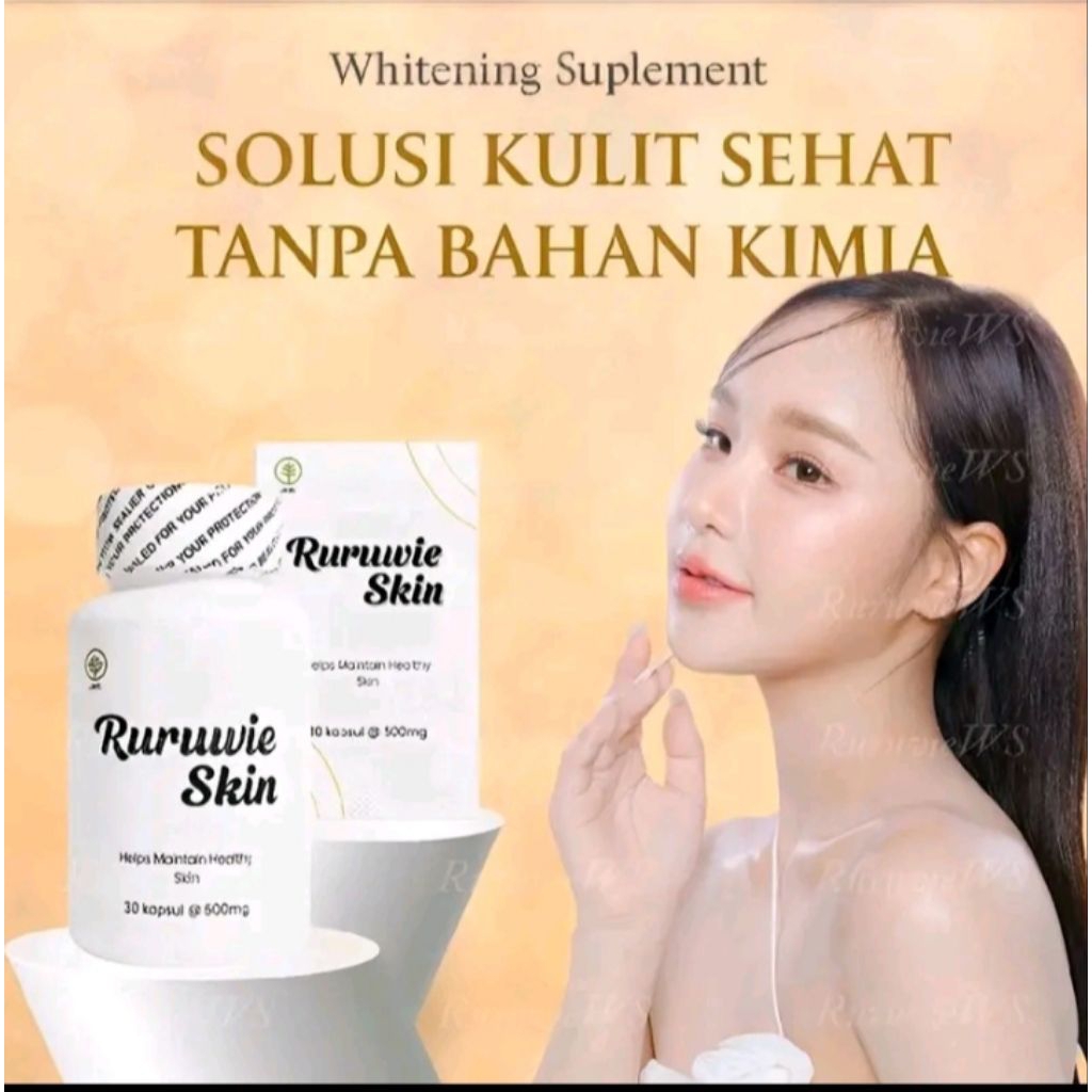 RURUVIE Capsule Whitening Mencerahkan & Memutihkan Kulit