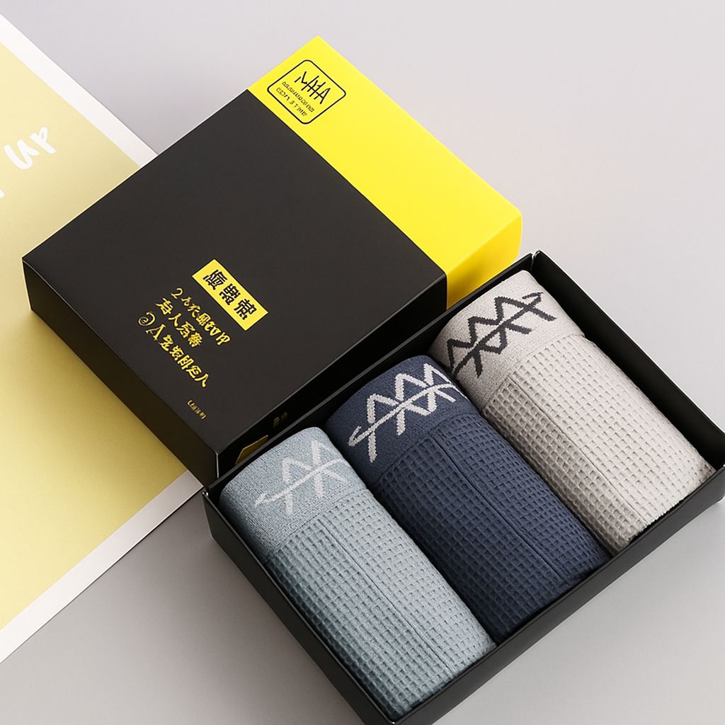 Celana dalam 5D magnetic premium boxer dapat 3pcs terapi kesehatan vitalitas pria bahan seamles orig