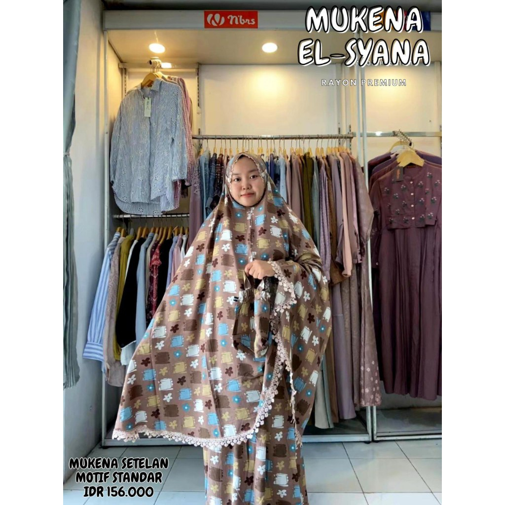 ELSYANA MUKENA SETELAN MOTIF / MUKENA RAYON MOTIF / MUKENA SETELAN MOTIF / MUKENA SETELAN RAYON MOTI