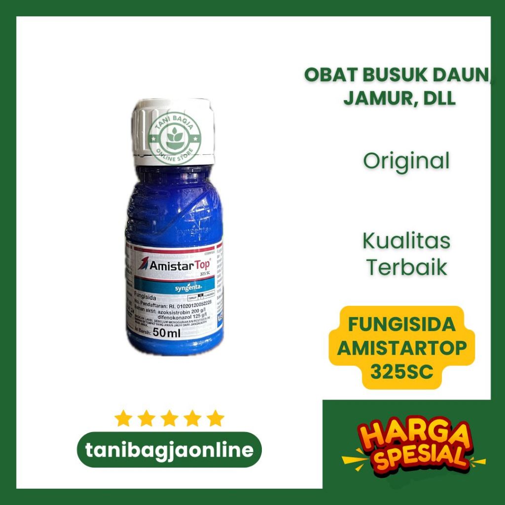 FUNGISIDA AMISTARTOP 50ML | OBAT JAMUR TANAMAN | OBAT TANAMAN