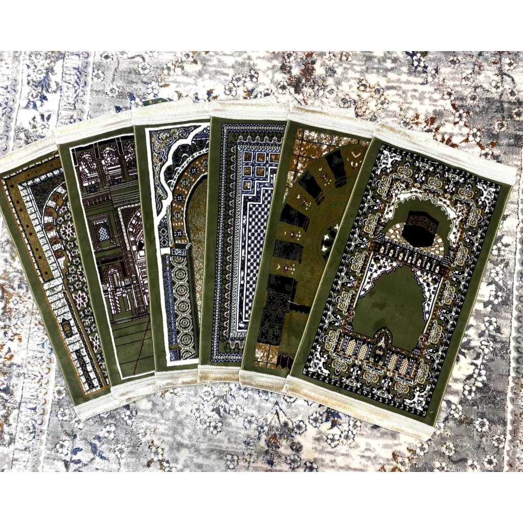 Sajadah Kano Mada Carpet Mini 35x60 Tebal 6mm/SAJADAH MINI/SAJADAH SAUDI/SAJADAH MADINAH/SAJADAH min