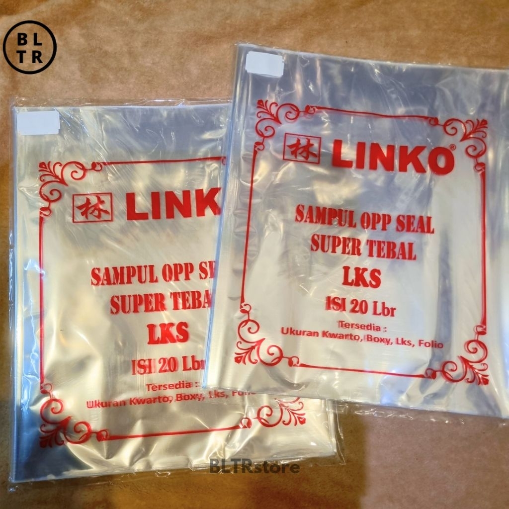 

PAK//SAMPUL PLASTIK LINKO 20LBR LKS// SAMPUL PLASTIK LKS//NEW ORIGINAL