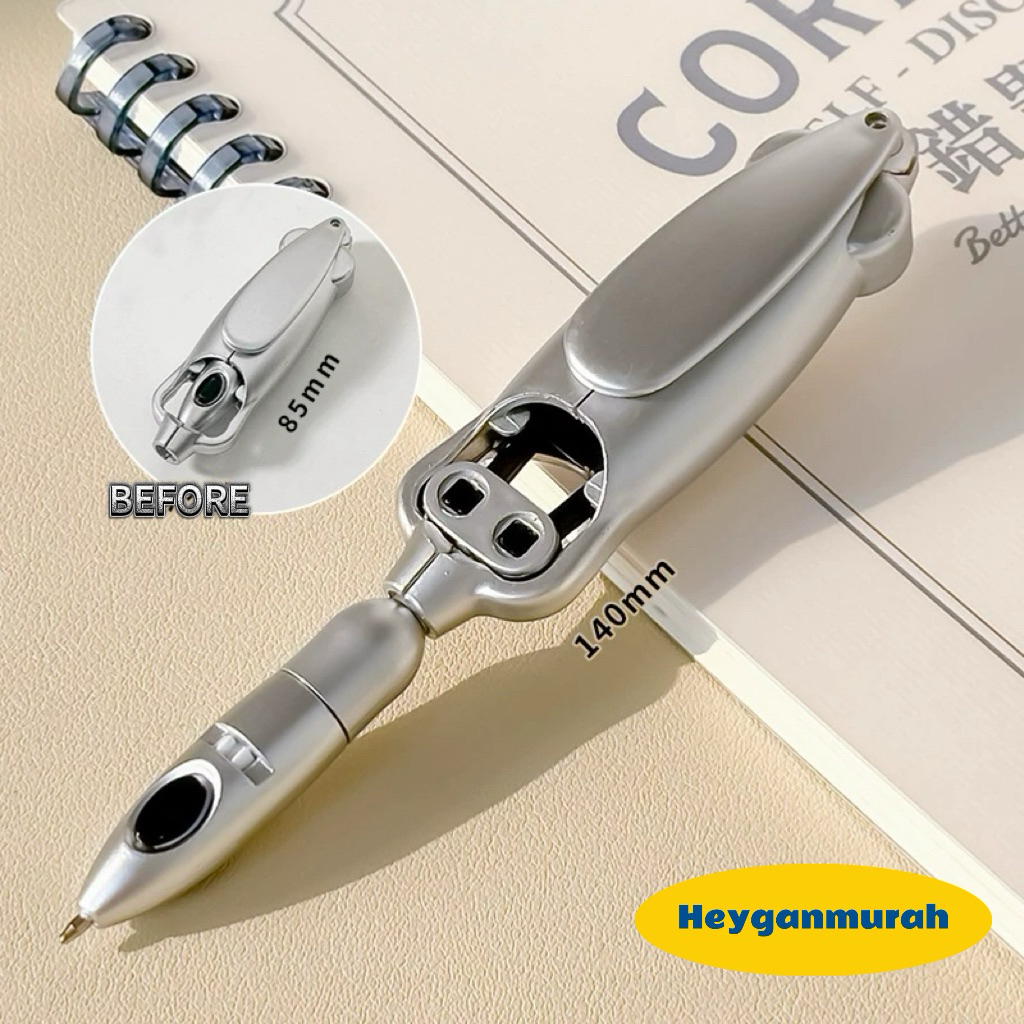

Heygan - Pena Mainan Transformasi 0.5MM Tinta Hitam Bentuk Cumi-cumi Perlengkapan Menulis Lucu Sekolah Alat Tulis Dekompresi