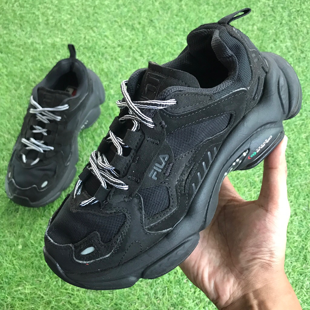 FILA RJV Black sneakers shoes size 36