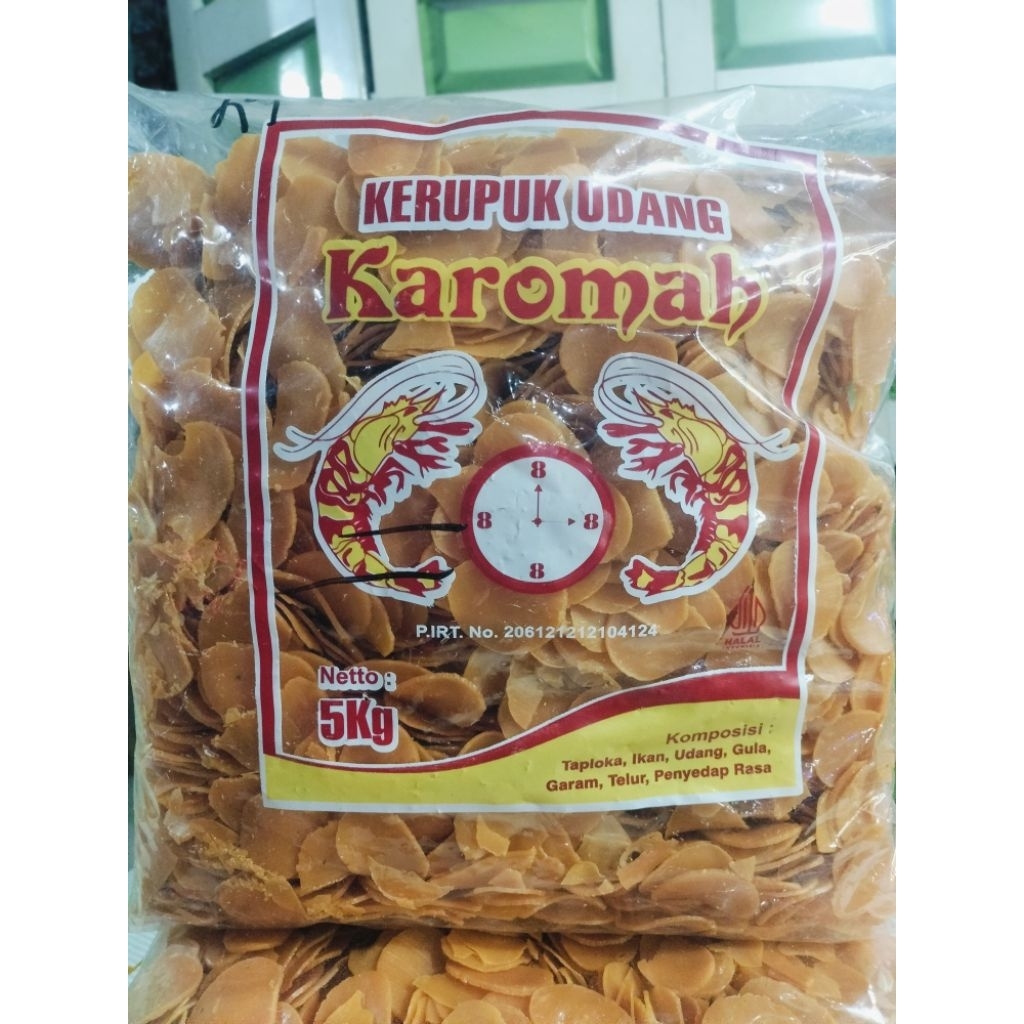

Khusus Instan/Sameday - Kerupuk Udang Karomah 5kg